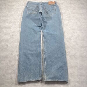 Vintage Levi's 501 Button Fly Light Blue Wash Jeans Size 36x34(See Description)